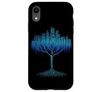 Codifica dell'albero binario Nerd Coder Programmatore di computer Scienza Custodia per iPhone XR