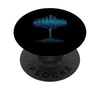 Codifica dell'albero binario Nerd Coder Programmatore di computer Scienza PopSockets PopGrip Adesivo