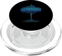 Codifica dell'albero binario Nerd Coder Programmatore di computer Scienza PopSockets PopGrip per MagSafe