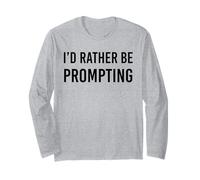 Codifica Divertente Vibe Agente AI Developer Prompt Ingegnere Coder Maglia a Manica