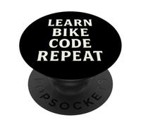 Codifica e ciclismo Divertente Impara Codice Ripetizione PopSockets PopGrip Adesivo