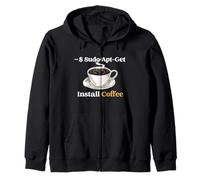 Codifica Sistema operativo Linux Sudo Apt-Get Install Coffee Felpa con Cappuccio