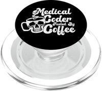 Codificatore medico dei medici di codifica dell'umorismo ICD-10 dell'amante del caffè PopSockets PopGrip per MagSafe