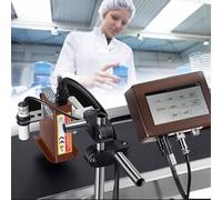 Codificatore portatile a getto d'inchiostro intelligente, Macchina automatica di codifica della data, Attrezzatura di stampa in linea per logo, Marcatura grafica ed etichetta, Codifica accurata 12,7