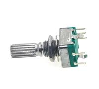 codificatore rotante, Encoder rotativo EC11 20Pos 360° 5Pin Maniglia a pulsante 15/20mm 5 pezzi multicolore(20MM Plum handle)