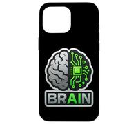 Codificatore specializzato dell'ingegnere dell'intelligenza artificiale del cervello di IA Custodia per iPhone 16 Pro Max