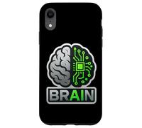 Codificatore specializzato dell'ingegnere dell'intelligenza artificiale del cervello di IA Custodia per iPhone XR
