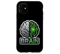 Codificatore specializzato dell'ingegnere dell'intelligenza artificiale del cervello di IA Custodia per iPhone 11