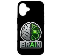 Codificatore specializzato dell'ingegnere dell'intelligenza artificiale del cervello di IA Custodia per iPhone 16