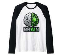 Codificatore specializzato dell'ingegnere dell'intelligenza Artificiale del Cervello di IA Maglia con Maniche Raglan