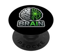 Codificatore specializzato dell'ingegnere dell'intelligenza artificiale del cervello di IA PopSockets PopGrip Adesivo