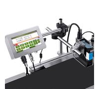 Codificatrice automatica a getto d'inchiostro da 12,7 mm/25,4 mm per linea di produzione, stampante termica a getto d'inchiostro termica per dati variabili/data/logo/codice a barre/immagine,25.4mm
