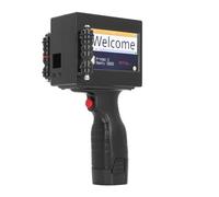 Codificatrice per Etichette, Stampante a Getto d'inchiostro Portatile con Batteria Al Litio da 2000 MAh, Interfaccia Utente Semplice 100-240 V per Segnali di Codici a Barre di