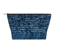 Codificazione interessante, Borsa da toilette Borsa per trucco Borsa per cosmetici Borsa da toilette da viaggio portatile