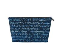 Codificazione interessante, Borsa da toilette Borsa per trucco Borsa per cosmetici Borsa da toilette da viaggio portatile