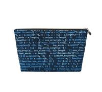 Codificazione interessante, Borsa per il trucco Borsa per cosmetici Borsa da toilette da viaggio portatile Borsa da toilette