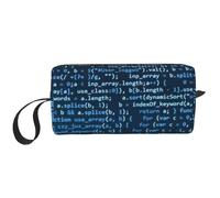 Codificazione interessante, Borsa per il trucco Borsa per cosmetici Borsa da toilette da viaggio portatile Borsa per trucco Organizer