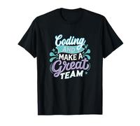 Coding e Faccio Un Grande Programmatore di Squadra Sviluppatore Geek Pun Maglietta