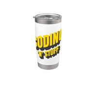 Coding N Stuff Programmatore Coder Bicchiere termico in acciaio inox doppia parete