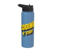 Coding N Stuff Programmatore Coder Stainless Steel Insulated Water Bottle
