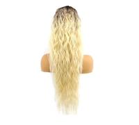 Codino a coda di cavallo 28 "lungo ondulato ricci coda di cavallo clip in finto per le donne, parrucche sintetiche dall'aspetto naturale soffice per uso quotidiano ponytail extension(18T-613)
