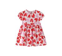 Codkkre Vestito Bambina Regali di Pasqua Abiti Cotone da Ragazza Bambine Vestitos Girocollo Bambina Abito da Principessa per la Festa Estiva 7 Anni