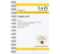 Codul civil. Act.18 septembrie 2025 Ed.Spiralata - Flavius-Antoniu Baias, La Zi, Editie in limba romana