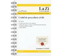 Codul de procedura civila Act. 1 Octombrie 2025 Ed.Spiralata - Gheorghe-Liviu Zidaru