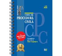 Codul de procedura civila Iunie 2026 Ed.Spiralata - Dan Lupascu, Pro Lege, Editie in limba romana