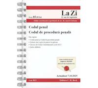 Codul penal. Codul de procedura penala Act. 7 Octombrie 2025 Ed. Spiralata - Aurel Ciobanu