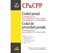 Codul penal. Codul de procedura penala Ed.36 Act.18 Ianuarie 2026 - Petrut Ciobanu