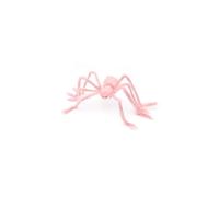 Codulu Ragno Gigante Rosa da Esterno,Decorazione Halloween,1 Pezzo,50 cm | Ragno con occhi rossi e zampe flessibili,per casa,giardino,portico,cimitero e decorazione Halloween interna o esterna