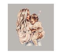 Codulu Toppe termoadesive termoadesive con scritta in inglese "Mother", per fai da te, per la festa della mamma, magliette, jeans, borse, cappelli, S