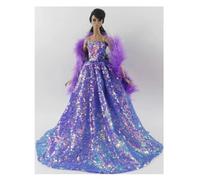 Codulu Vestito per bambola americana da 11,5 pollici, 30 cm, gonna da principessa, abito da sera con paillettes, abito da sposa, per bambole BJD da 1/6, giocattoli per bambini, 1 pezzo, #J