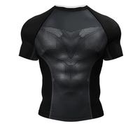 Cody Lundin Camicia da uomo a maniche corte con stampa tecnica 3D a compressione, sportiva, fantastica felpa sportiva, Stile 10, XXL