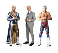 Cody Rhodes SC4578 - Sagome in cartone a tre ripiani, altezza 31 cm, ideali per feste a tema WWE, feste, compleanni e fan, decorazioni per stanze ed eventi