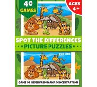 Cody Spot the Differences Picture Puzzles for Kids (Tascabile)