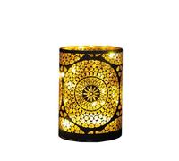 Coen Bakker Illuminazione decorativa a LED per interni, diversi design, 3AA, colore: nero Mandala