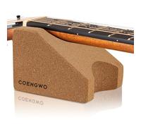 COENGWO Cork Guitar Neck Rest, Guitar Stand Cork Guitar Neck Cradle String Instrument Neck Support Luthier Tools Guitar Cleaning Kits for Guitars, Ukuleles, Violins, Banjos, Mandolins