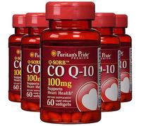 Coenzima CoQ10 Co Q-10, CoQ-10, 100 MG 5X60 Gel USA Q-Sorb Puritan