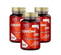 Coenzima Q10 200 mg Noebis Pharma - Ubiquinolo ad Alto Grado di Purezza - 180 Compresse - Integratore Q10 Antiossidante, Energia Cellulare, Supporto al Benessere - Made in Italy