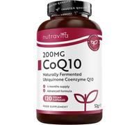 Coenzima Q10 200 Mg - Ubichinone Puro Al 100% - 120 Capsule Vegane Di Coq10 Ad A