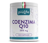 Coenzima Q10 200mg PiùLife 120 Capsule Q10 Coenzima Da Ubiquinone Antiossidante