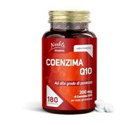 Coenzima Q10 (CoQ10) 200 mg Noebis Pharma - Alto Grado di Purezza - 180 Compresse - Integratore Q10 per Vitalità ed Energia Cellulare - Supporto al Benessere - Made in Italy