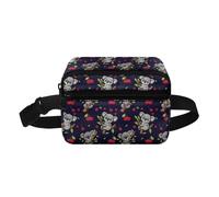 COEQINE Borsa natalizia piccola marsupio per famiglia, figlio, uomo, donna, modello alla moda, a vita alta, con tracolla, Simpatico koala animale, Zaino per bambini