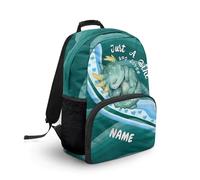 COEQINE Costumied - Zaino da scuola per bambini e ragazze, ideale come regalo per il ritorno a scuola materna, Solo una ragazza a cui piace Axolotl con nome, 44cm fit 7-18 Year