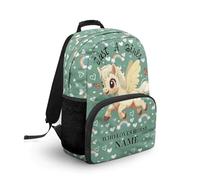 COEQINE Costumied - Zaino da scuola per bambini e ragazze, ideale come regalo per il ritorno a scuola materna, Solo una ragazza a cui piace il cavallo con nome, 44cm fit 7-18 Year