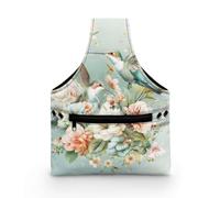 COEQINE Kit da cucito a mano, verde colibrì uccelli, kit da cucito estetico per borsa da viaggio per adulti, 28 x 6 x 35,5 cm