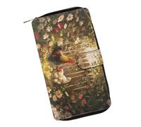 COEQINE Portafogli in pelle alla moda da donna, regalo di compleanno per San Valentino per moglie, Fattoria Pollo Animale Carino