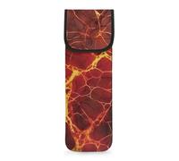 COEQINE Red Lava Neoprene Raddrizzatore Dei Capelli Borse Sacchetto di Immagazzinaggio A Prova di Sabbia Curling Ferro Protettore per Resort Strumenti di Capelli Portatile Borsa Da Viaggio Spiaggi